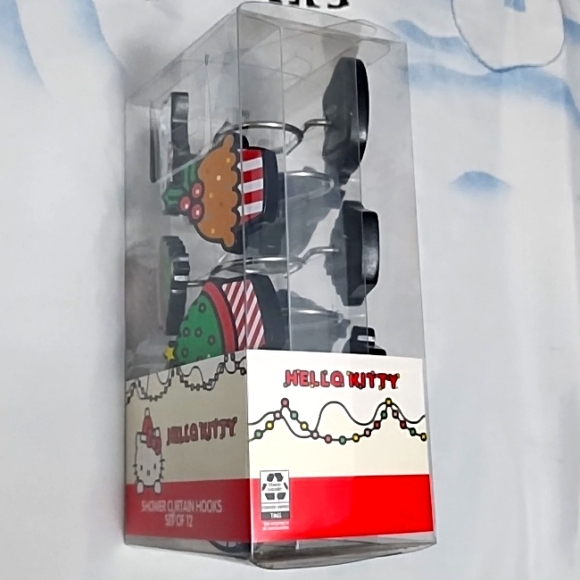 Hello Kitty Shower Curtain Hooks - Picture 2 of 2